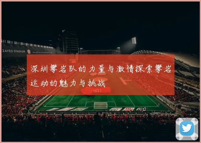 深圳攀岩队的力量与激情探索攀岩运动的魅力与挑战